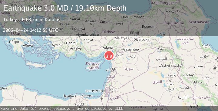 Map of CENTRAL TURKEY