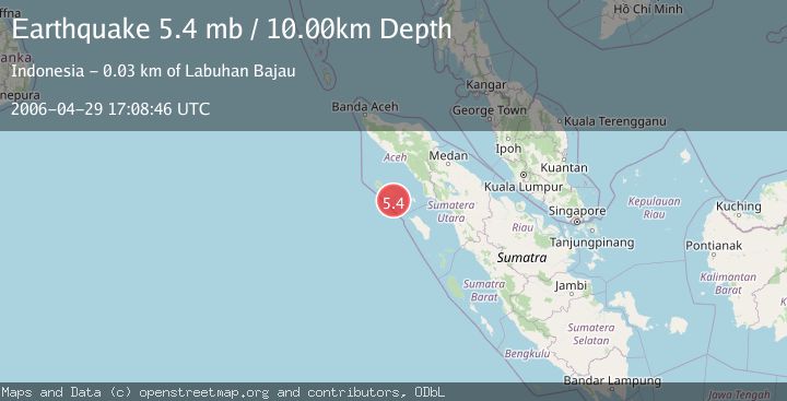 Map of SIMEULUE, INDONESIA