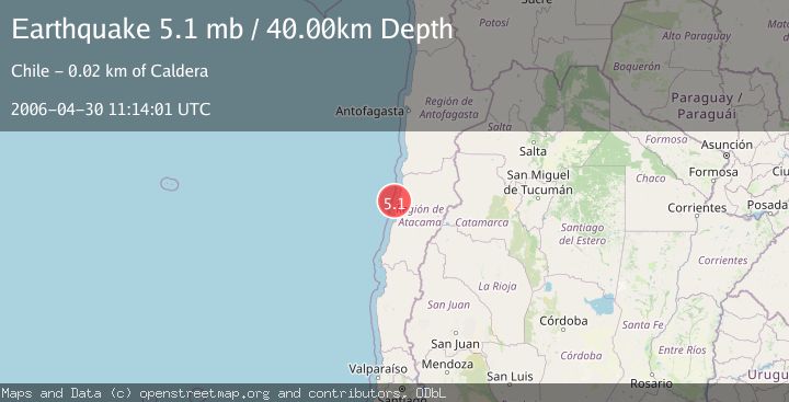 Map of OFFSHORE ATACAMA, CHILE