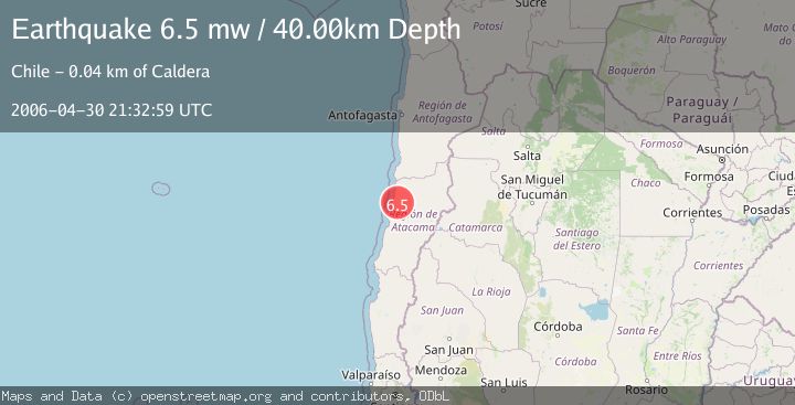 Map of ATACAMA, CHILE