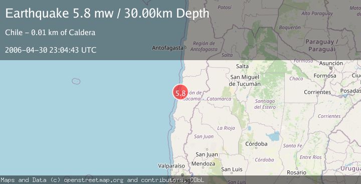 Map of ATACAMA, CHILE