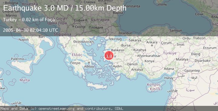 Map of NEAR THE COAST OF WESTERN TURKEY