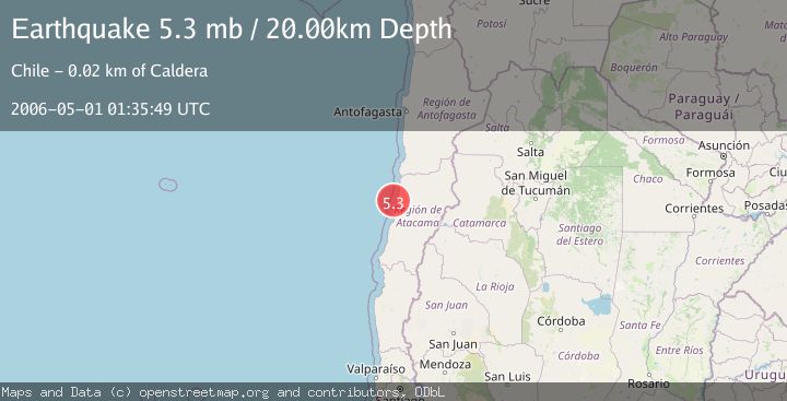 Map of OFFSHORE ATACAMA, CHILE
