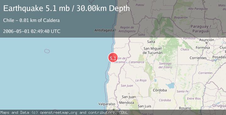 Map of ATACAMA, CHILE