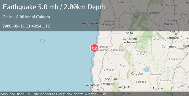 Map of OFFSHORE ATACAMA, CHILE