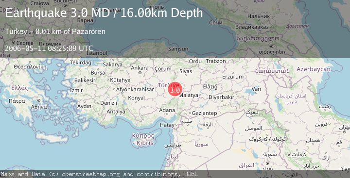 Map of CENTRAL TURKEY