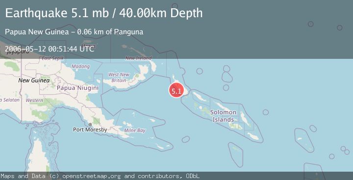 Map of BOUGAINVILLE REGION, P.N.G.