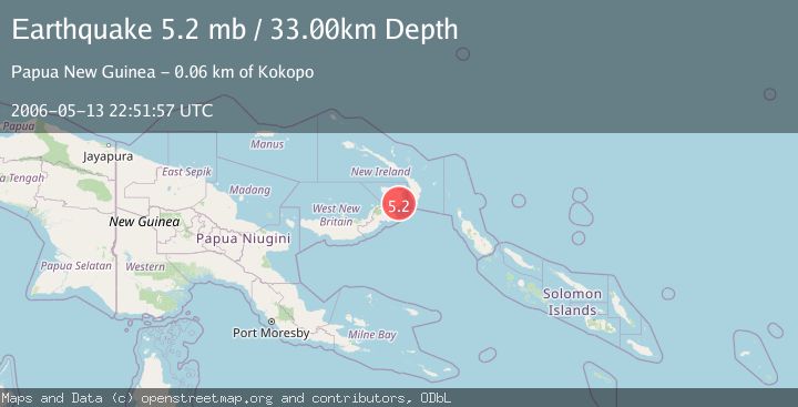 Map of NEW BRITAIN REGION, P.N.G.
