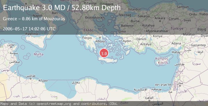 Map of SOUTHERN GREECE