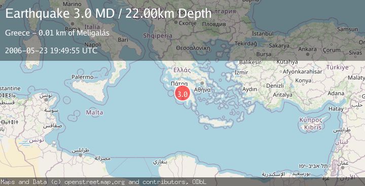 Map of SOUTHERN GREECE