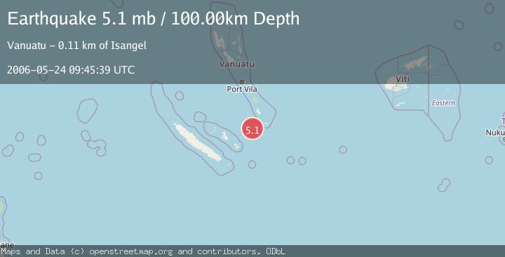 Map of LOYALTY ISLANDS
