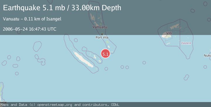 Map of LOYALTY ISLANDS