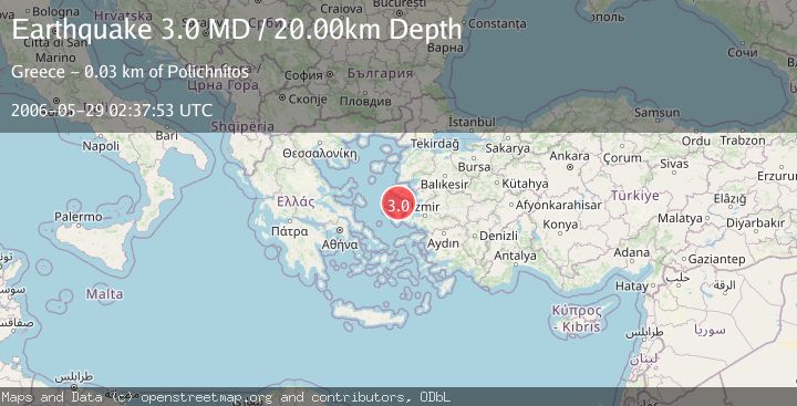 Map of NEAR THE COAST OF WESTERN TURKEY