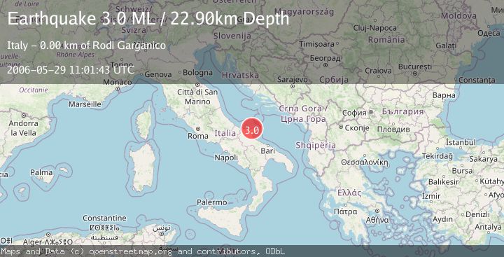 Map of SOUTHERN ITALY