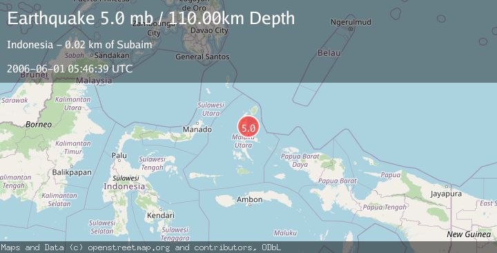 Map of HALMAHERA, INDONESIA