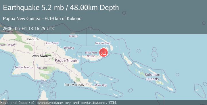Map of NEW BRITAIN REGION, P.N.G.