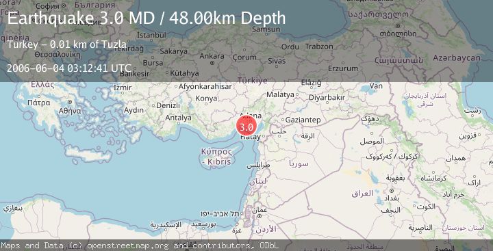 Map of CENTRAL TURKEY
