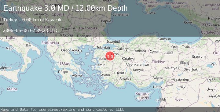 Map of WESTERN TURKEY