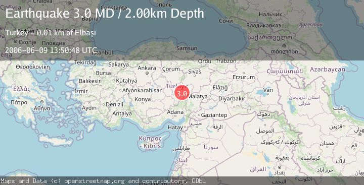 Map of CENTRAL TURKEY