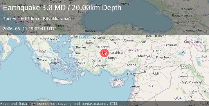 Map of WESTERN TURKEY