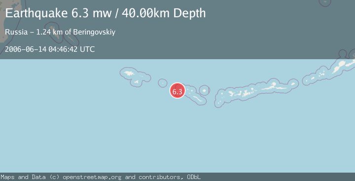 Map of RAT ISLANDS, ALEUTIAN ISLANDS