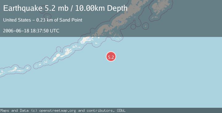 Map of SOUTH OF ALASKA