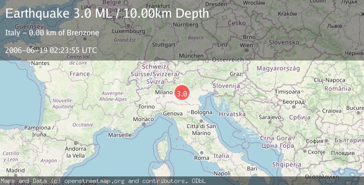Map of NORTHERN ITALY