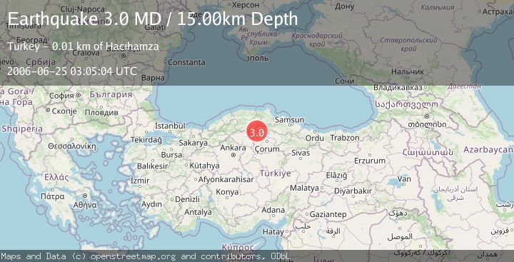 Map of CENTRAL TURKEY