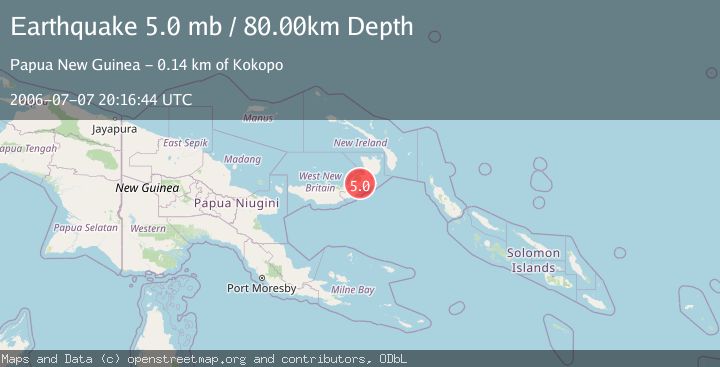 Map of NEW BRITAIN REGION, P.N.G.