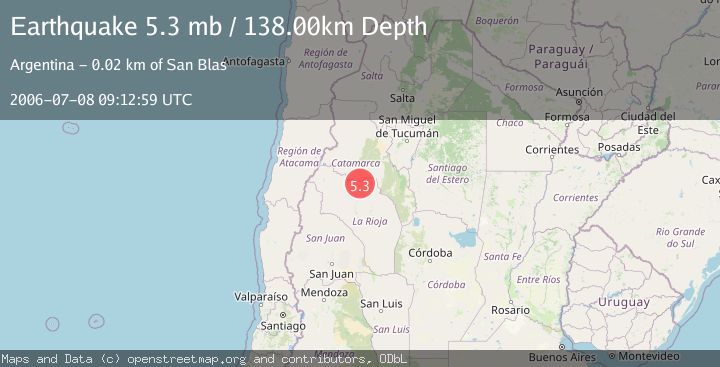 Map of LA RIOJA, ARGENTINA