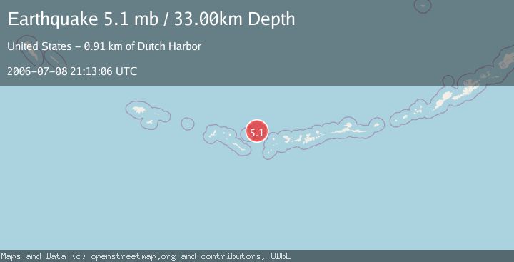 Map of ANDREANOF ISLANDS, ALEUTIAN IS.