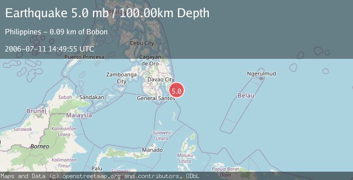 Map of PHILIPPINE ISLANDS REGION