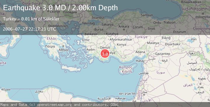 Map of WESTERN TURKEY