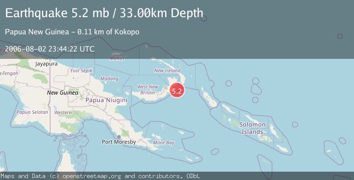 Map of NEW BRITAIN REGION, P.N.G.