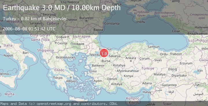 Map of WESTERN TURKEY