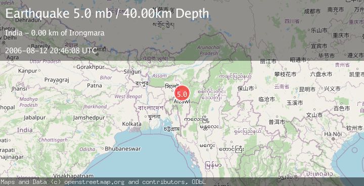 Map of INDIA-BANGLADESH BORDER REGION