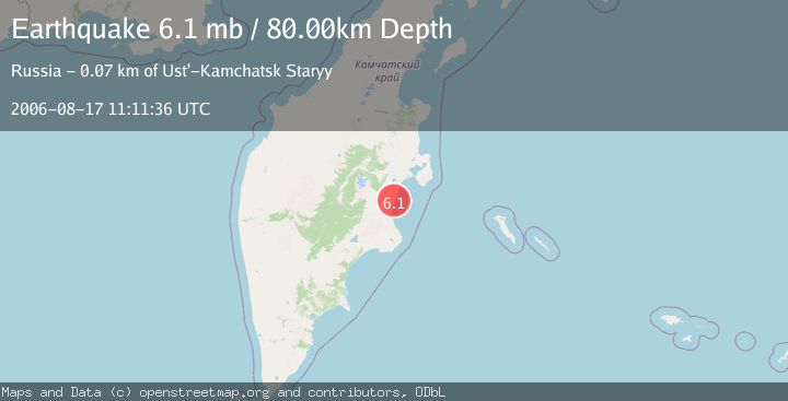 Map of NEAR EAST COAST OF KAMCHATKA