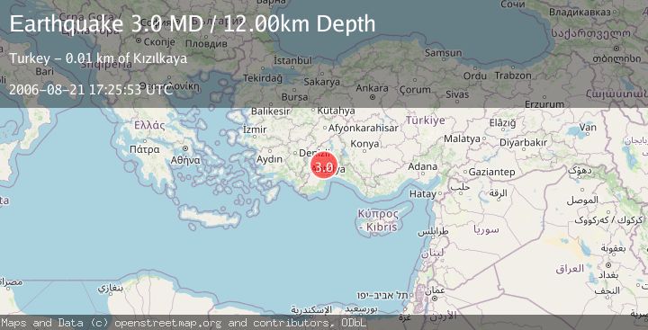 Map of WESTERN TURKEY