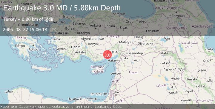 Map of CENTRAL TURKEY