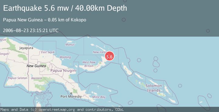 Map of NEW BRITAIN REGION, P.N.G.