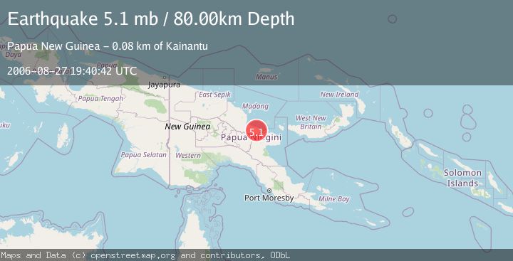 Map of EASTERN NEW GUINEA REG., P.N.G.
