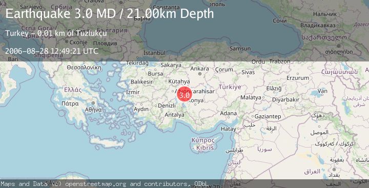 Map of WESTERN TURKEY