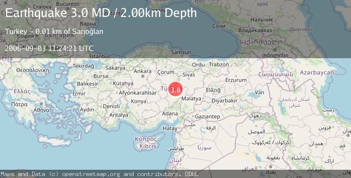 Map of CENTRAL TURKEY