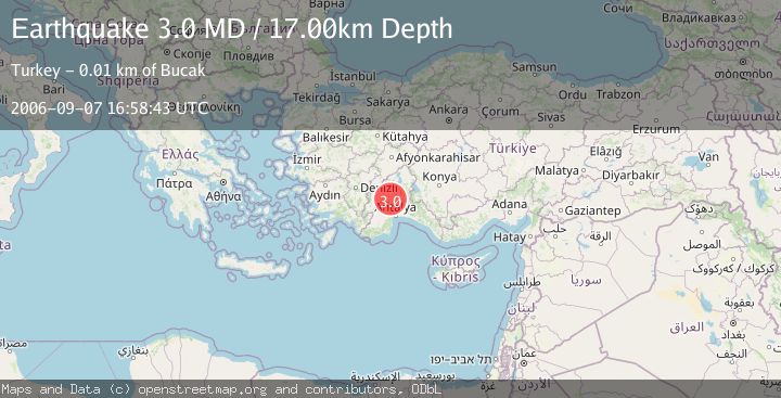 Map of WESTERN TURKEY