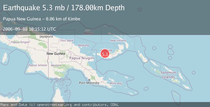 Map of NEW BRITAIN REGION, P.N.G.