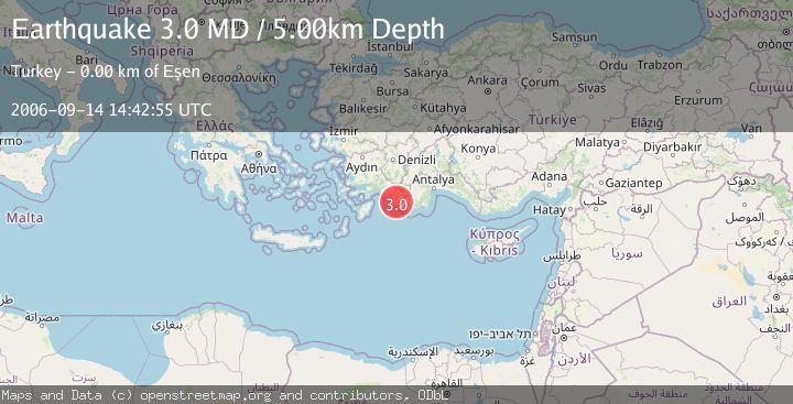 Map of WESTERN TURKEY