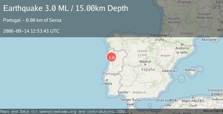 Map of PORTUGAL