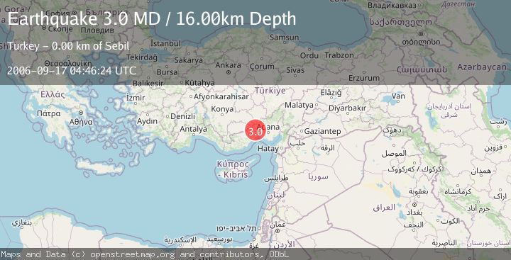 Map of CENTRAL TURKEY