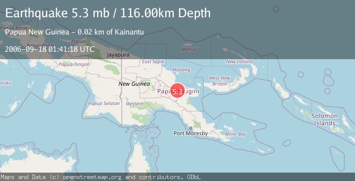 Map of EASTERN NEW GUINEA REG., P.N.G.
