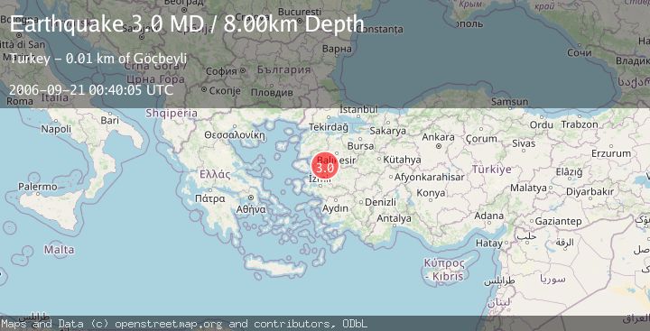 Map of WESTERN TURKEY